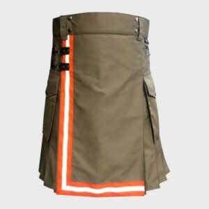 Khaki Firefighter Utility Kilt For Sale