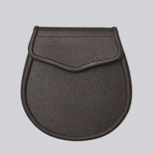 Basic Design Plain Dark Brown Leather Sporran