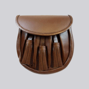 Brown Rob Roy Leather Sporran