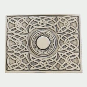 Celtic Chrome Belt Buckle