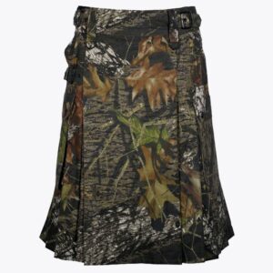 Jungle Camo Utility Kilt with Cargo Pockets Modern Kilt