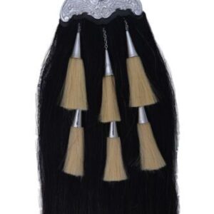 Men Scottish Horse Hair Sporran With 6 Tassels