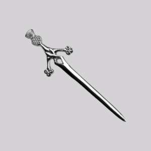 New Deluxe Claymore Thistle Head Kilt Pin