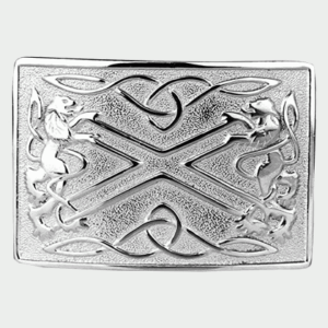 Silver Chrome Kilt Buckle