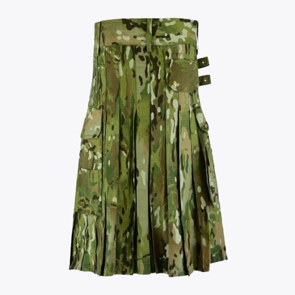 Tactical Multicam Utility Kilt For Men - Image 2