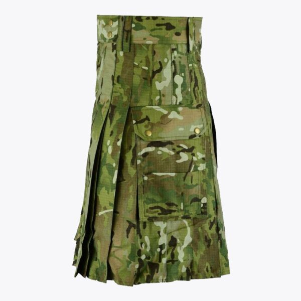 Tactical Multicam Utility Kilt For Men - Image 3