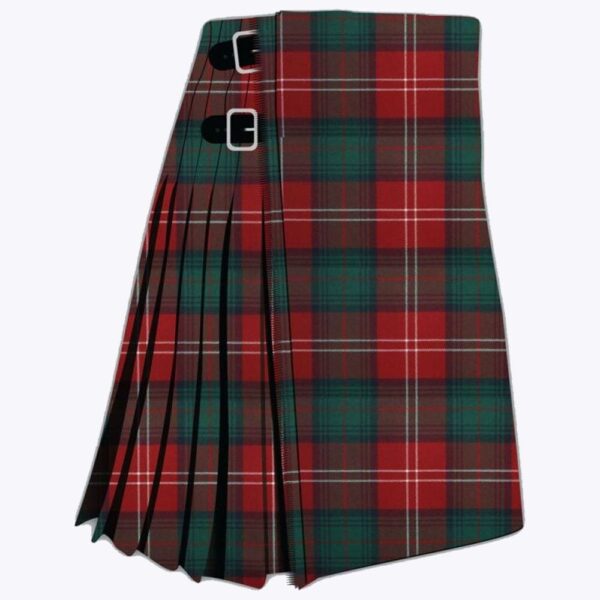 Chisholm Red Modern Tartan Kilt