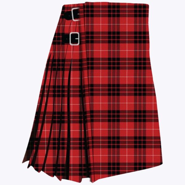 Clan Munro Black And Red Tartan Kilt