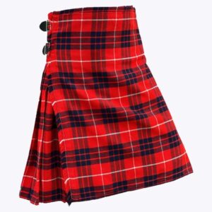 Clan Red Hamilton Modern Tartan Kilt For Men