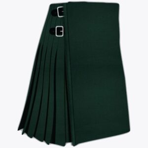 Clan Solid Green Tartan Kilt