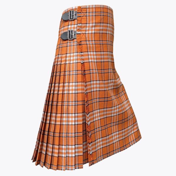 Clan Tennessee Volunteer Orange Tartan Kilt