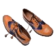 Brown Matching Tartan Brogues